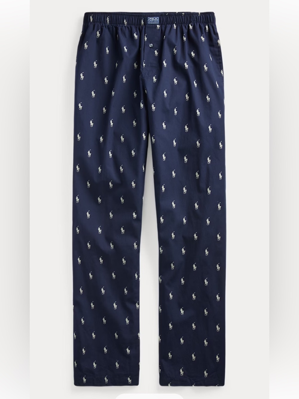 Polo by Ralph Lauren Navy Allover Pony-Print Lounge Pants Men’s Size Medium